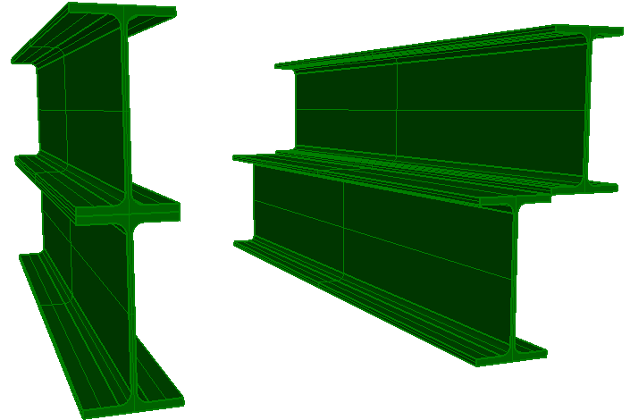 Figure 515 — Beams with cardinal points
